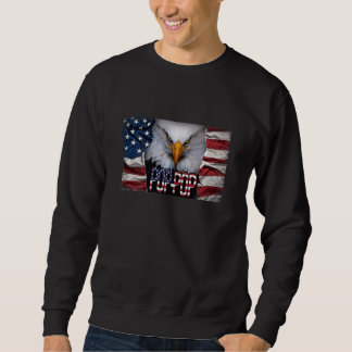 Sudadera Mujeres Pop Eagle American Bald Eagle Eyes