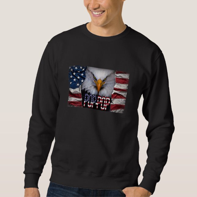 Sudadera Mujeres Pop Eagle American Bald Eagle Eyes (Anverso)