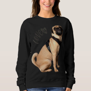 Sudadera Mujeres Pug Hombres Pug Mom Dad Life Love Dog Masc