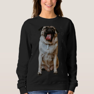 Sudadera Mujeres Pug Men Pug Mom Dad Life Love Dog Mascota