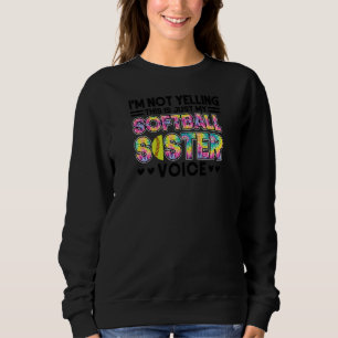 Sudadera Mujeres que no estoy gritando esto es sólo mi soft