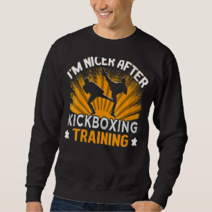 Sudadera Mujeres que soy más amable después del entrenador 