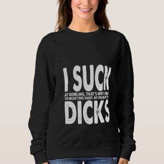 Sudadera Mujeres que succiono en Bowling Loser Trophy Bowle