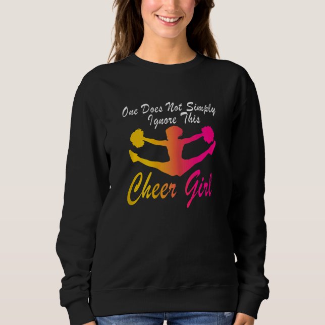 Sudadera Mujeres que uno no ignora simplemente al chica ale (Anverso)