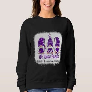 Sudadera Mujeres Que Usamos Retinitis Púrpura Awarene Pigme
