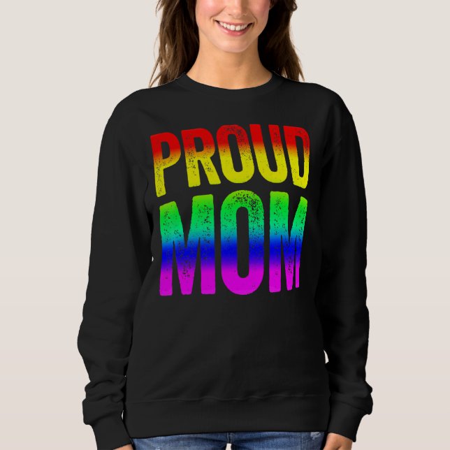 Sudadera Mujeres queer Orgullosas Mamá Lesbiana Lgbtq Orgul (Anverso)