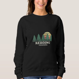Sudadera Mujeres Redding Ca Vintage Throwback Retro 70