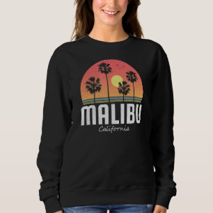 Sudadera Mujeres Retro de Malibu California Beach Souve Niñ
