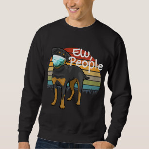 Sudadera Mujeres Rottweiler Puppy con Máscara - Ew People -