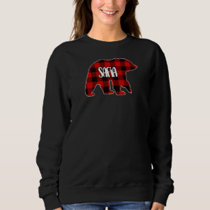 Sudadera Mujeres Safia Oso Personalizado Búfalo Rojo Toco C