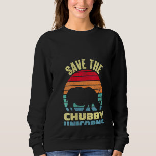 Sudadera Mujeres Salvan A Rhin, La Noche De Chubby Unicorni