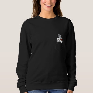 Sudadera Mujeres Schnauzer Perro En El Bolsillo Cute Schnau
