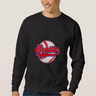 Sudadera Mujeres Seattle El Béisbol De Los Hombres Con Prob