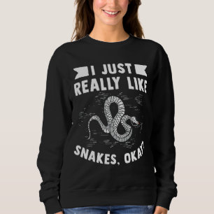 Sudadera Mujeres serpientes hombres Anaconda Reptiles Patró