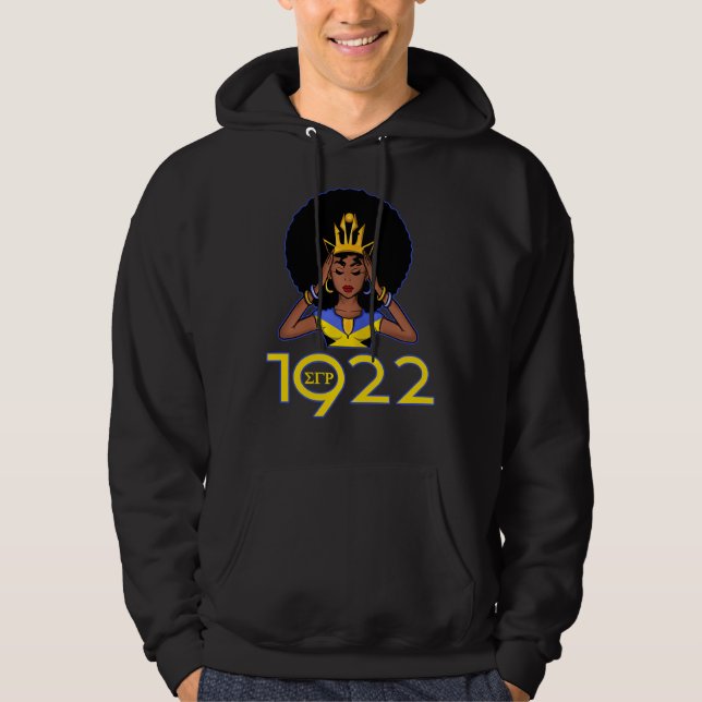 Sudadera Mujeres Sgrho Sigma 1922 Guay Chica negro Gamma Rh (Anverso)