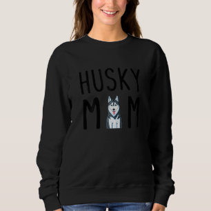 Sudadera Mujeres Siberianas Husky Dog Mama Husky Mom