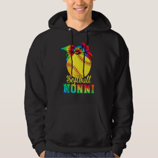 Sudadera Mujeres Softball Nonni Tie Dye Softball Madre D