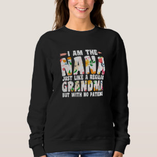 Sudadera Mujeres, soy nana como una abuela normal