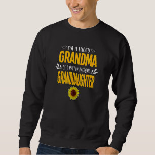 Sudadera Mujeres, soy una abuela afortunada de la nieta