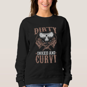 Sudadera Mujeres sucias tatuadas y curvilíneas Artista de t