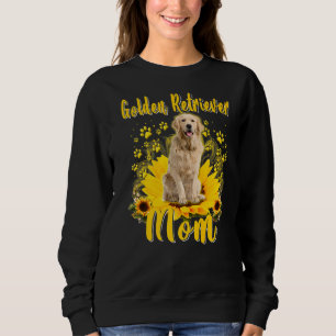 Sudadera Mujeres Sunflower Golden Retriever Mom Dog Mother'