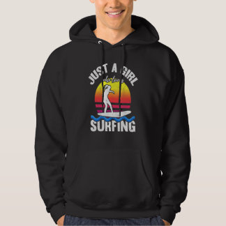 Sudadera Mujeres Surfistas Surfean Puesta de Sol Solo Una C
