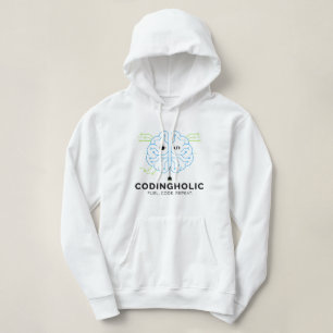 Sudadera Mujeres Tecnología Limpia Cerebro Código Gráficos