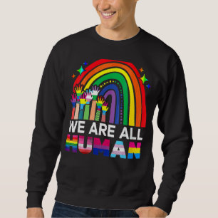 Sudadera Mujeres Todos Somos Alía Del Orgullo Humano Bander