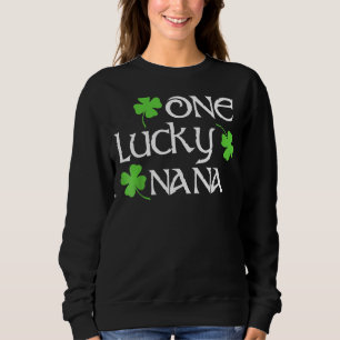 Sudadera Mujeres Un Afortunado Nana St Patricks Day Abuela