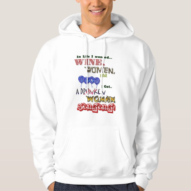 Sudadera Mujeres vinícolas y canción (Anverso)