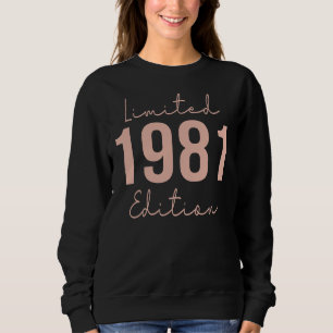 Sudadera Mujeres Vintage De 1981 Nacidas En 1981