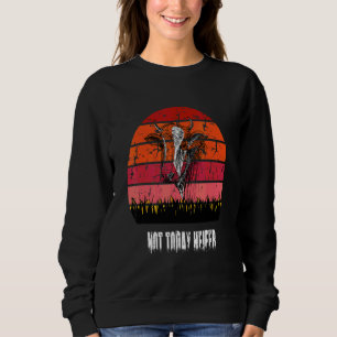 Sudadera Mujeres Vintage No Hoy Novilla