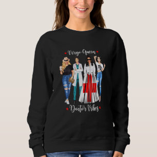 Sudadera Mujeres Virgo Reina Doctora Zodíaco Agosto Septiem