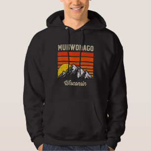 Sudadera Mukwonago Wisconsin Retro City State Usa