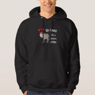 Sudadera Mule De Burro De Burro De Burro Con Gorra Rojo Fed