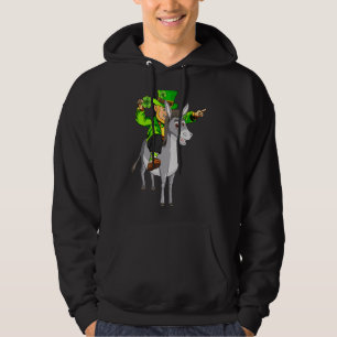 Sudadera Mule Leprechaun Riding Mule St Patrick's Day