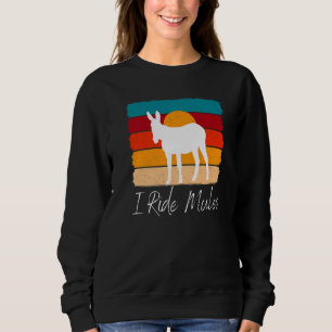 Sudadera Mule y atardecer viajo mulas