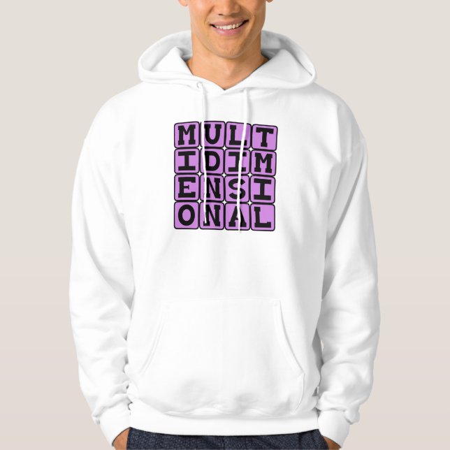 Sudadera Multidimensional, a través de muchas dimensiones (Anverso)