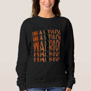 Sudadera Múltiple esclerosis leopardo guerrero Ms Warrior F