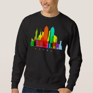 Sudadera Mumbai India Skyline India ciudad colorida india