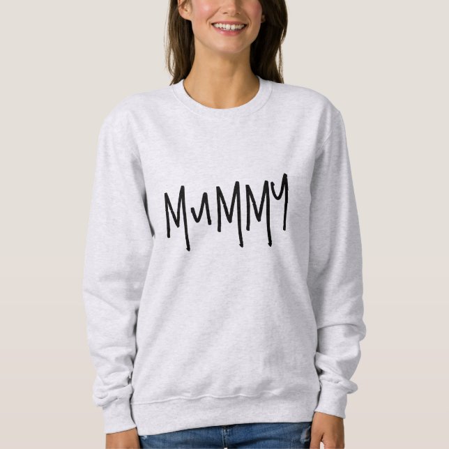 Sudadera Mummy Family add Hoodie (Anverso)