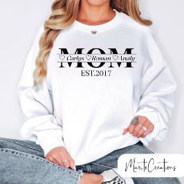 Sudadera Mum's sweatshirt personalised with child's name