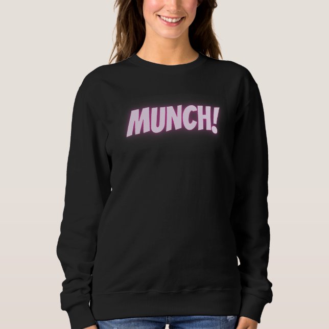 Sudadera Munch in pink (Anverso)
