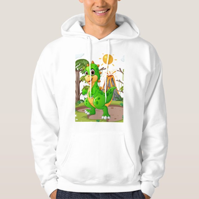 SUDADERA MUNDO DE DINOSAURIOS PREHISTÓRICOS  (Anverso)