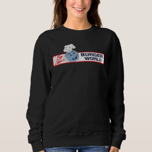 Sudadera Mundo de Hamburguesas Vintage Big Edna