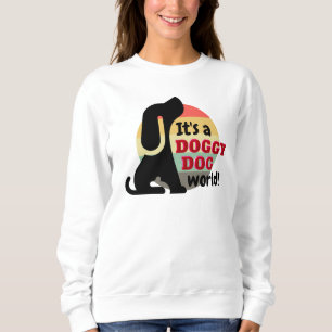 Sudadera Mundo Perro Vintage
