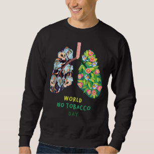 Sudadera Mundo sin fumadores Sin tabaco Día de fumadores