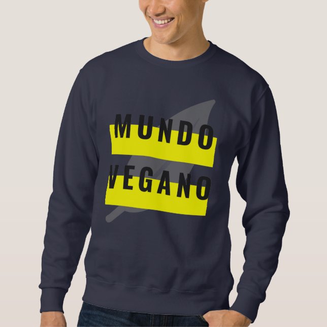 Sudadera Mundo vegano | Vegan world (Anverso)