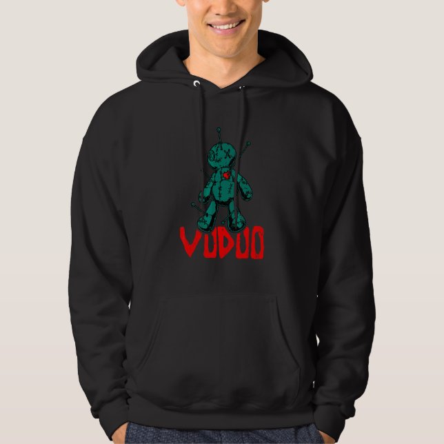 Sudadera Muñeca Vudú Cool Voodoo Pensando En Ti (Anverso)