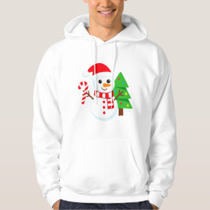 Sudadera Muñeco de nieve Caña de caramelo Navidad